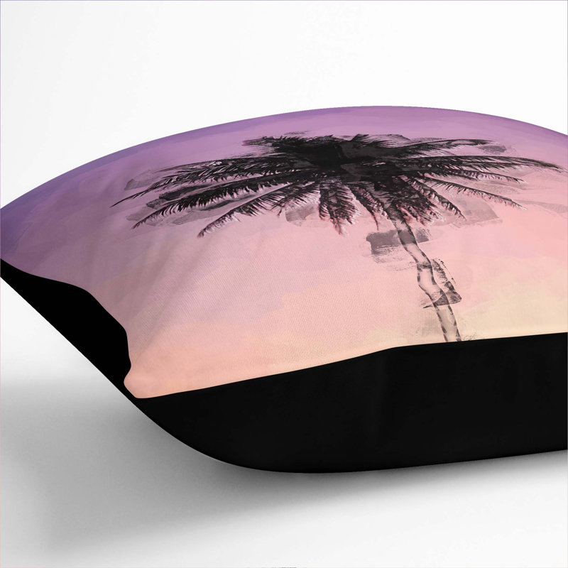 Square Cushion, 55cm H x 55cm W x 20cm D, Black