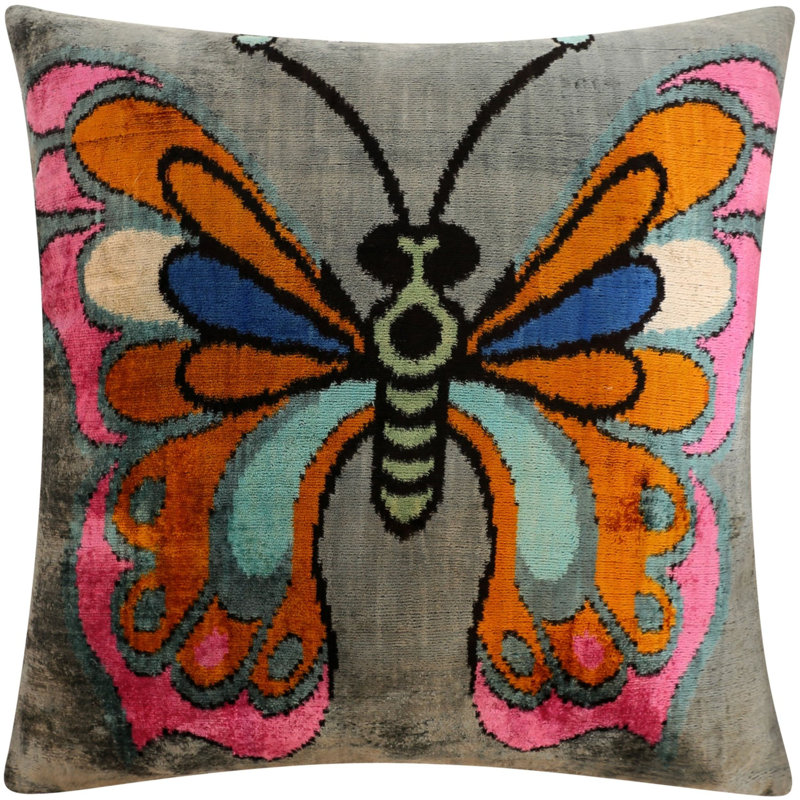 Animal Print Velvet Throw Pillow