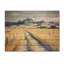 Montagnes Davis au Texas III - paysage moderne, art mural sur bois de pin naturel-474286285