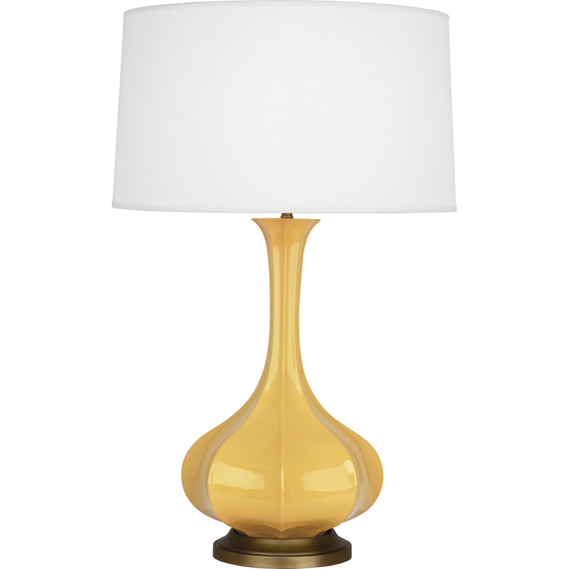 Lampe de table 32 po Pike, Jaune coucher de soleil