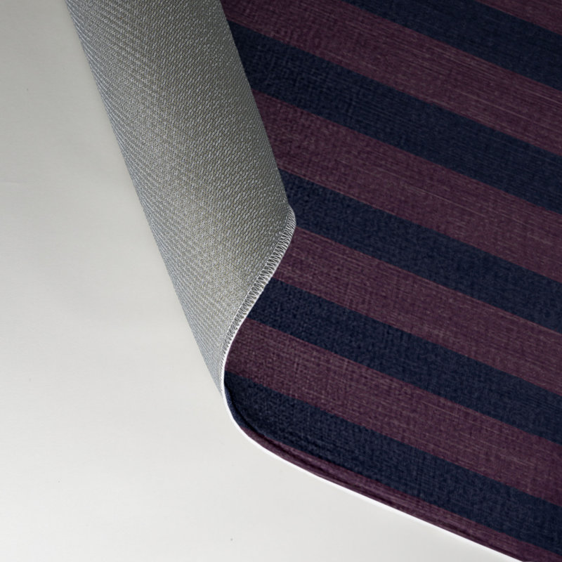 Tapis intérieur / extérieur gris HorizontalStripes, Rectangle 9 pi x 12 pi