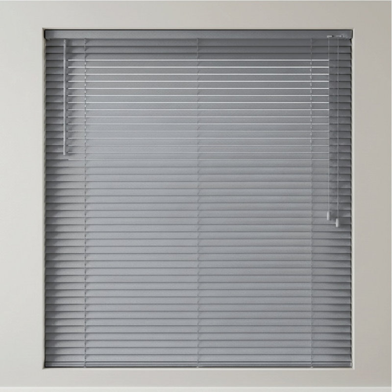 PVC Room Darkening Venetian Blind, 150 cm L x 105 cm W, Grey