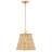 Brynn Medium Coastal Rattan Chain-Hung Pendant Light