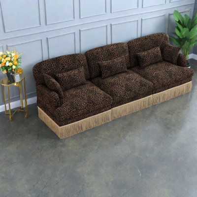 Canapé modulaire en chenille 3 places Deep