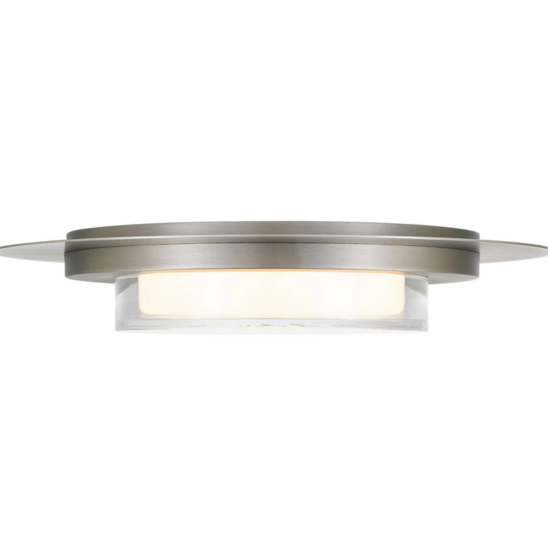 Plafonnier encastré carré de 16 po avec finition, DEL intégrée, écoénergétique, 1300 lumens 25 W, 3 températures de couleur sélectionnables, gradateurs compatibles à intensité variable, diffuseur en acrylique gravé, facile à installer, DEL
