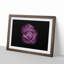 Purple Rose in the Shadows in Abstract - Picture Frame Graphic Art Print-55765172-55765171