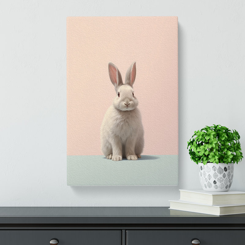 Rabbit Minimalism No.2 - Print, 50cm H x 35cm W x 3cm D