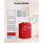Mini Fridge with Freezer 3.2 Cu.Ft Two Door Compact Refrigerator Dorm Red