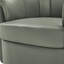 Fauteuil demi-tonneau pivotant en cuir Modern Geniue-1341155218