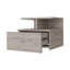 Élégante table de chevet flottante avec options de rangement polyvalentes pour la chambre à coucher-2070866176