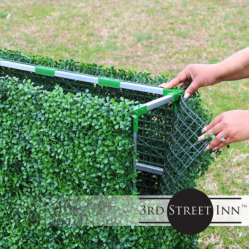 Faux Boxwood Hedge, 41" H x 31" W x 12.5" D