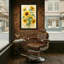 Plantes et fleurs tournesol bouquet d'art sur toile-2028711870