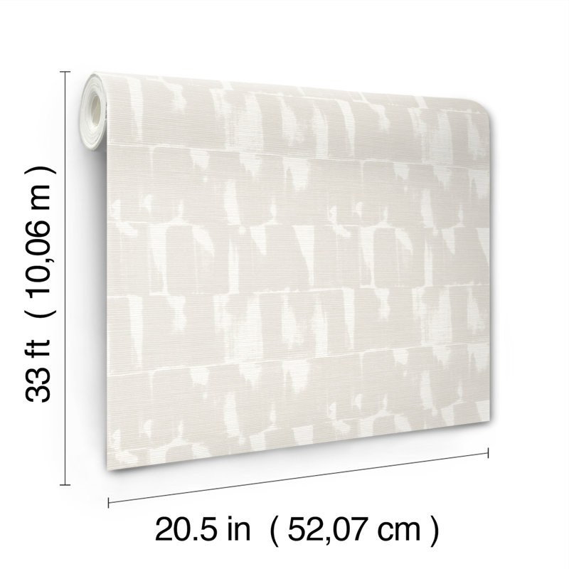 Double rouleau abstrait jiyanna, Gris colombe