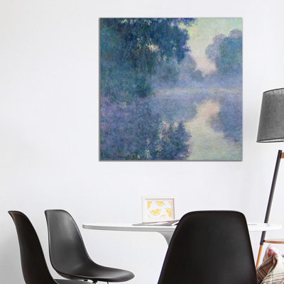 Branch Of The Seine Near Giverny, 1897 by Claude Monet - Wrapped Canvas Gallery-Wrapped Canvas Giclée