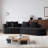 Modern Upholstered Boneless Oversized Sectional Sofa, 112-Inch Chenille 4-Seater Extra Deep & Wide Seat Curved Cloud Couch With 4 Throw Pillows, Free Combination Sofa Couch For Living Room,Bedroom-772818746-772818747