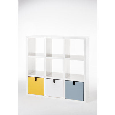 Bibliothèque empilable de cube Polvara