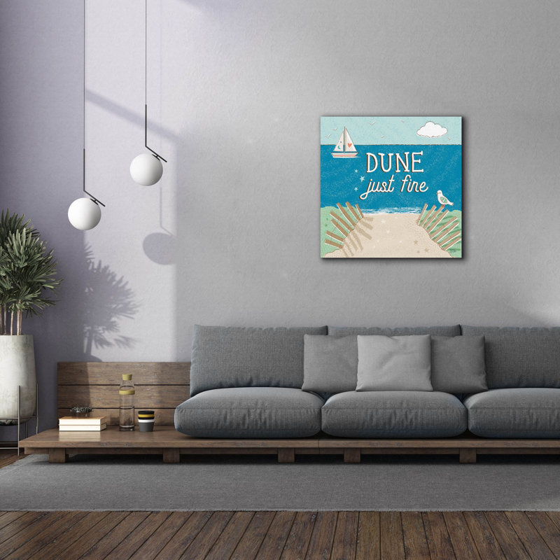 «Sea And Me 2» par Melissa Averinos, art mural sur toile, H 37 po x l 37 po x P 1,5 po
