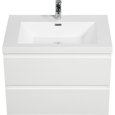 30" Floating Bathroom Vanity With Sink