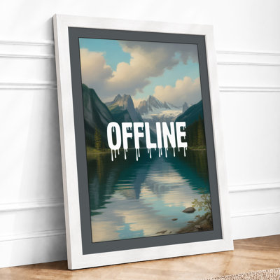 Offline Apartheid Modern - Framed Print