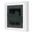 White Framed