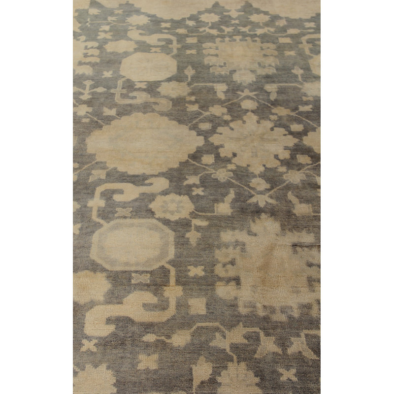 Oushak Hand Knotted Wool Oriental Area Rug, Rectangle 6' x 9'