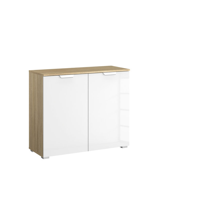 Aditio Combi Chest, Oak sonoma/High-gloss white