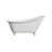 Jazma 61'' x 30'' Soaking Cast Iron Bathtub-17756214-17756211