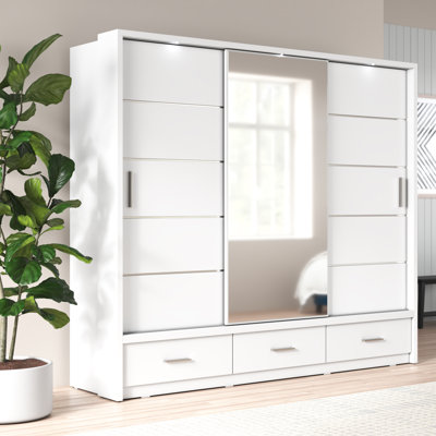 Deming 3 Door Sliding Wardrobe