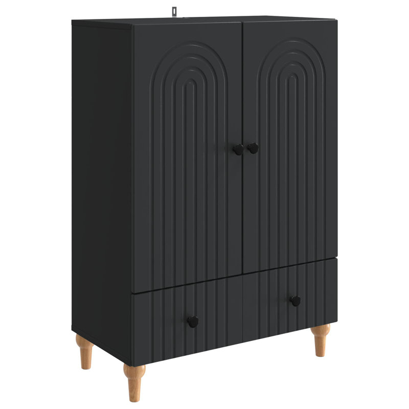 66cm Sideboard, Black