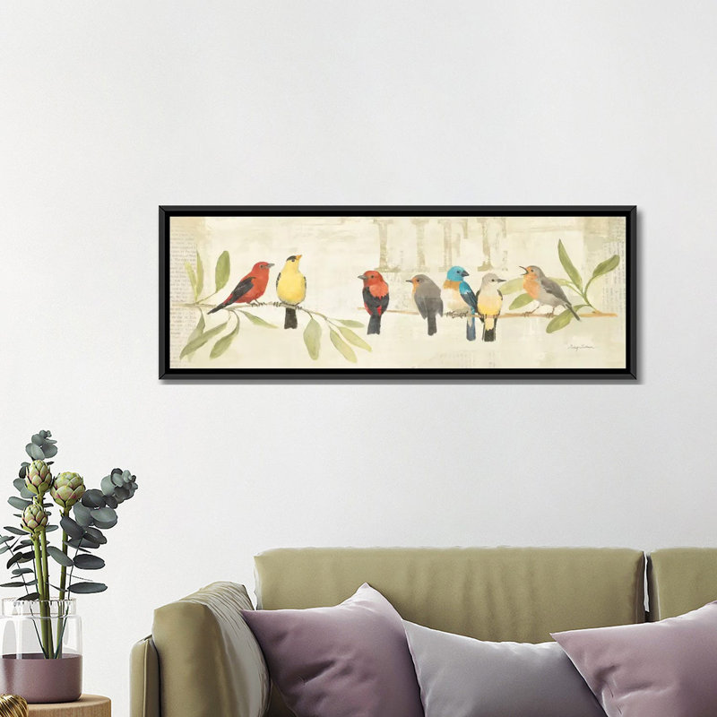Adoration de la Pie II par Avery Tillmon - impression panoramique, H 16 po x l 48 po x 1,5 po, Toile tendue