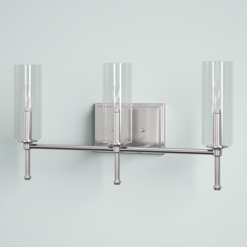 Addalynn 3 - Light Dimmable Vanity Light, Brushed Nickel