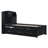 Wooden LED Platform Bed with Trundle-1925299503-1925299499