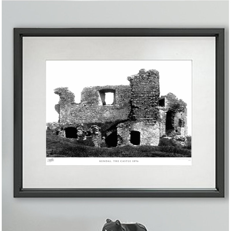 Kendal, The Castle 1896 by Francis Frith - Single Picture Frame Print, 40cm H x 50cm W x 2.3cm D
