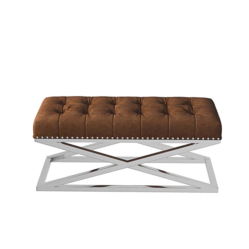 Banc de rangement Keti, Brun