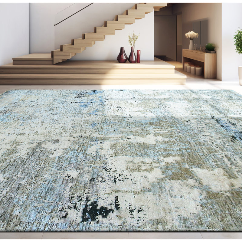 Tapis rectangulaire noué à la main, Rectangle 12 pi x 15 pi