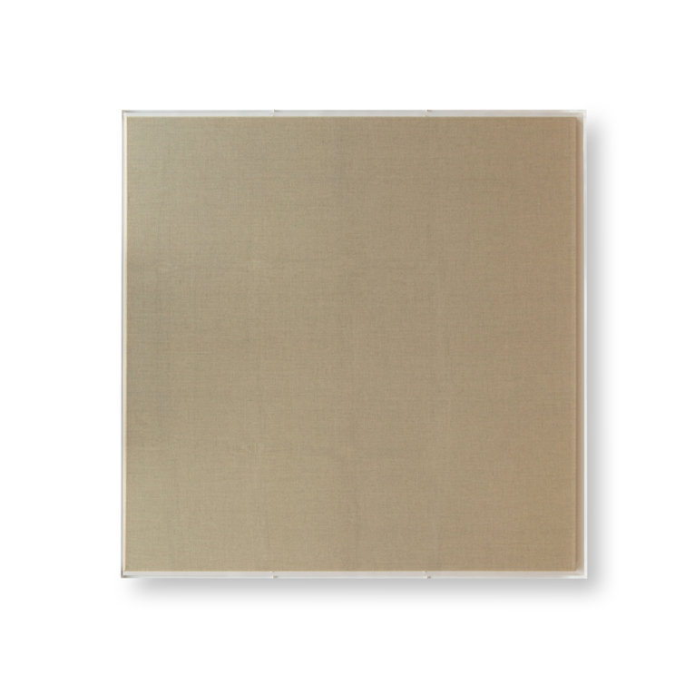 8 x 10 x 3 Modern Acrylic Shadowbox with Linen Canvas - UV Grade by Wexel Art