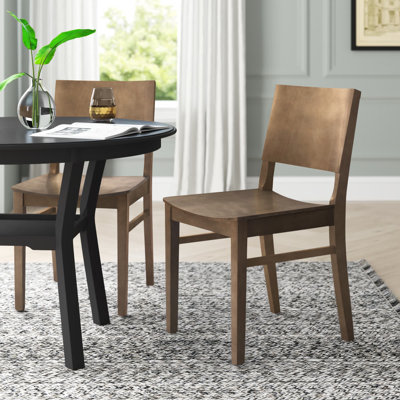 Chaise d'appoint en bois massif Arieli