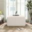 Repose-pieds rembourré carré, table basse carrée pour la maison-2003597492