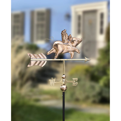 Girouette cochon volant
