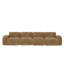 Tissu de velours doux de 140 po, canapé désossé avec capitonnage, éponge haute densité 32D, fond ergonomique, aucun assemblage requis, conception antidérapante inférieure, pour les salons, le cinéma maison, le chameau-949134231