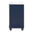 Meuble-lavabo moderne avec rangement à fermeture en douceur et tablette réglable-413857861