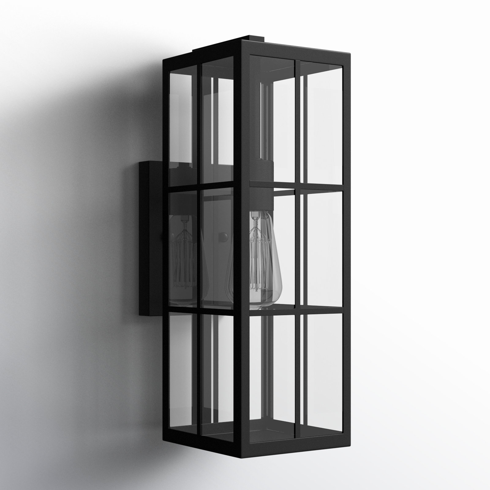Sianna Outdoor Sconce, 18.5" H x 6" W x 9.25" D