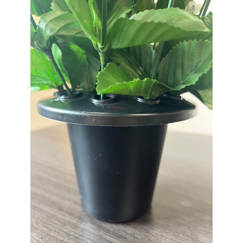 31cm Faux Grave Pot Plant in Pot