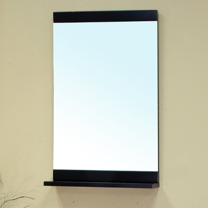 Atsabe Rectangle Wall Mirror with Shelves