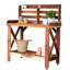Banc de jardin et barre de service en bois d'acacia avec tablette de rangement Backyard Discovery