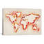 «Map of The World Paint Splash II» par Michael Tompsett, reproduction d'art sur toile-577367752-577367755-648306502