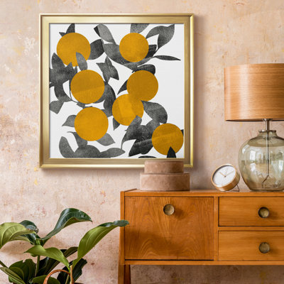 Shadow Branch I-Premium, reproduction d'art encadrée - prête à être accrochée