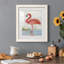 Flamant II - peinture encadrée-354836877-354836868