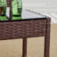 Soffren 4 - Person Wicker Patio Dining Set with Rectangular Table , Cushions Included-1928241305