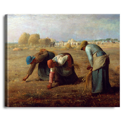 «The Gleaners» par Jean-François Millet, reproductions d'art classique, cadre rétro The World, reproductions d'art mural